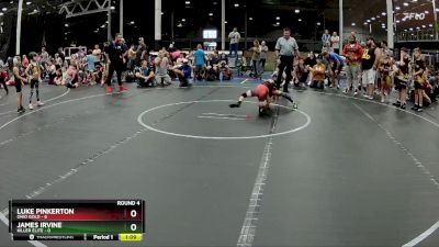 52 lbs Semis (4 Team) - James Irvine, Killer Elite vs Luke Pinkerton, Ohio Gold