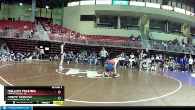 105 lbs Round 2 (8 Team) - Mallory Pecenka, Manhattan HS vs Gracie Huggins, Northwest Girls