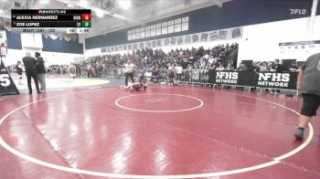 120 lbs Semifinal - Zoe Lopez, Charter Oak vs Alexia Hernandez, Rio Mesa