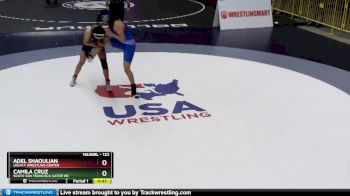 122 lbs Cons. Semi - Adel Shaoulian, Legacy Wrestling Center vs Camila Cruz, South San Francisco Gator WC