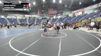 82 lbs Consi Of 4 - Jaxyn Duran, Valley Bad Boys vs Kayson Lobehan Cormier, Team Aggression