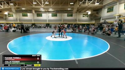 65 lbs Quarterfinal - Tucker Twibell, Touch Of Gold vs Collin Roeber, Siouxland Wrestling Academy