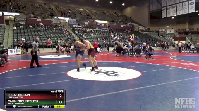 5A 285 lbs Cons. Semi - Lucas Mccain, Lake Hamilton vs Calin ...