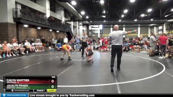 106 lbs Round 5 (6 Team) - Cailyn Whittier, Wisconsin vs Jocelyn Prado, Nebraska Vipers Gold