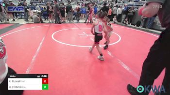 40 lbs Rr Rnd 3 - Kimber Russell, Salina Wrestling Club vs Bradley Francis, Skiatook Bulldog Wrestling