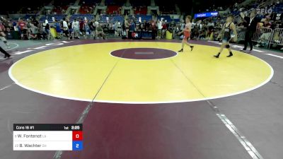 100 lbs Cons 16 #1 - William Fontenot, LA vs Bennett Wachter, OH