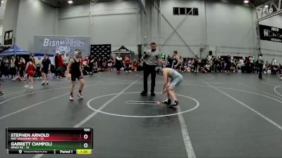 100 lbs Round 2 (4 Team) - Garrett Ciampoli, Kings K6 vs Stephen Arnold, Mat Assassins Red