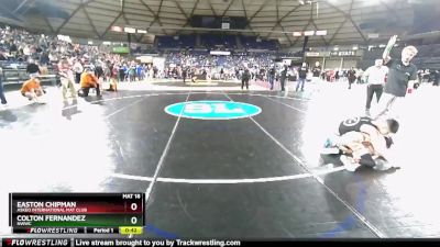 70 lbs 3rd Place Match - Easton Chipman, Askeo International Mat Club vs Colton Fernandez, NWWC