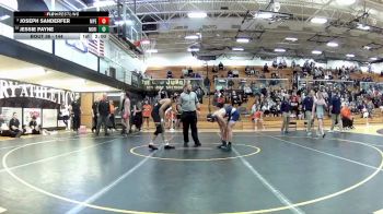 144 lbs Quarterfinal - Jessie Payne, North Ridgeville vs Joseph Sanderfer, Perry (Massillon)
