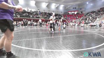 60 lbs Consi Of 4 - Denzlee Kidder, Buck Pride Wrestling vs Avalynn Rakes, Mannford Pirate Youth Wrestling