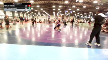 132 lbs Round Of 64 - Teigan Newell, Lone Star Legends vs Griffin Tinsman, Diesel