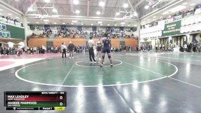 165 lbs Cons. Round 2 - Haseeb Mahmood, San Marcos vs Max Leadley, Saint Augustine