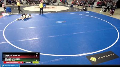 126 lbs Cons. Round 2 - James Johnson, Waconia vs Grant Schuman, Rochester Mayo