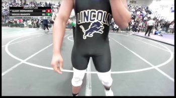 Boys 190 lbs Champ. Round 1 - Alijah Hernandez, Lincoln Boys vs Rocco Biasotti, Bellarmine Boys
