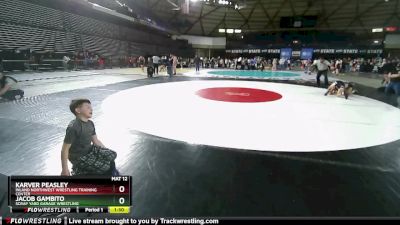 94 lbs Round 3 - Karver Peasley, Inland Northwest Wrestling Training Center vs Jacob Gambito, Scrap Yard Garage Wrestling