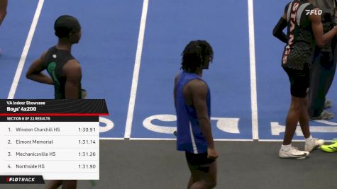 High School Boys' 4x200m Relay, Prelims 9