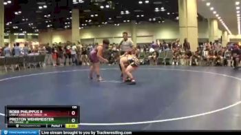 195 lbs Round 2 (10 Team) - Robb Philippus II, Land O` Lakes Wild Things vs Preston Wehrmeister, STL Orange