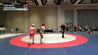 96 lbs Cons. Round 2 - Brock Jenkins, GA vs Chandler Minor, TN