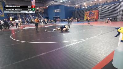 190 lbs Quarterfinal - Caroline Hattala, Quakertown vs Elaina Primozic, West Springfield