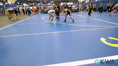 67 lbs Consolation - Dj Reeves, Midwest City Bombers Youth Wrestling Club vs Dawson Long, Standfast OKC