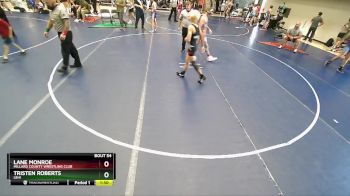 126 lbs Quarterfinal - Lane Monroe, Millard County Wrestling Club vs Tristen Roberts, Lehi