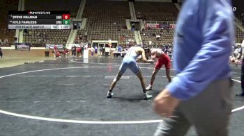6A 126 lbs 5th Place Match - Kyle Fairless, Spain Park HS vs Steve Hillman, Saraland