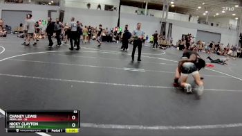 157 lbs Round 4 (8 Team) - Nicky Clayton, Iron Horse 1 vs Chaney Lewis, Rebellion