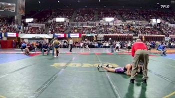 G - 130 lbs Champ. Round 1 - Alonna Fulmer, Powell Co. (Deer Lodge) Girls vs Skyla Nielsen, Polson Girls