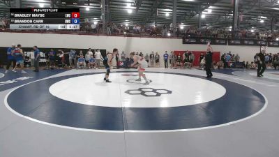 86 kg Champ. Rd Of 16 - Bradley Mayse, Laker Wrestling Club vs Brandon Carr, Diplomat Wrestling Club
