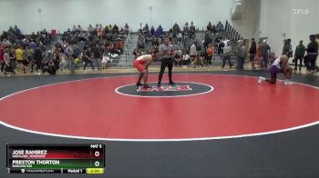 190 lbs Round 2 - Preston Thorton, Burlington vs Jose Ramirez, Highland, Riverside