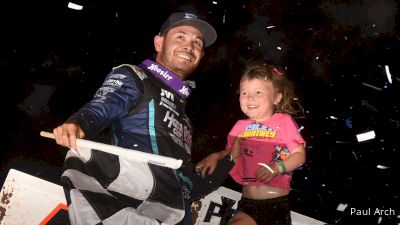 Larson Outduels Red Hot Sprint Car Driver