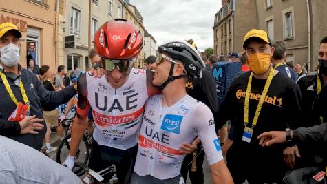 Reaction: Tadej Pogacar Thanks Brandon McNulty After Stage 6 Of 2022 Tour De France