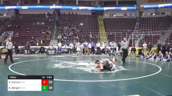 145 lbs Prelims - Holden Garcia, Notre Dame Hs - Green Pond vs Kaeden Berger, Reynolds Hs