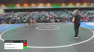 110 lbs Quarterfinal - Mya Bolander, Idaho Falls vs Eva Zimmerman, Hillcrest