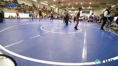 90 lbs Consolation - Benjamin Fisher, HURRICANE WRESTLING ACADEMY vs Barrett Nail, Hilldale Youth Wrestling Club