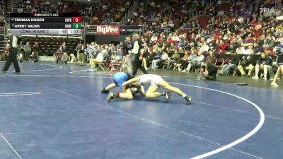 1A-106 lbs Cons. Round 3 - Avery Vacek, Underwood vs Truman Hogen, Central Springs