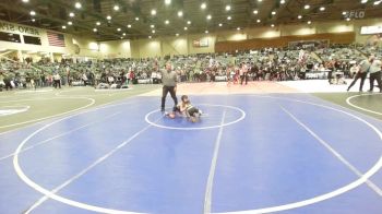 46 lbs Round Of 16 - Owen Johnson, Douglas County Grapplers vs Emett Emigh, Top Fuelers WC