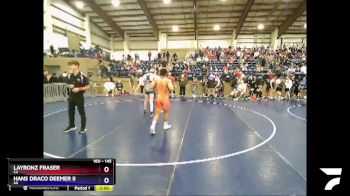 145 lbs Champ. Round 2 - Layronz Fraser, CA vs Hans Draco Deemer Ii, AK