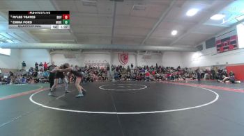130 lbs Quarterfinal - Rylee Yeates, Bear River vs Emma Ford, Meeker