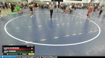 132 lbs Cons. Round 3 - Nash Werner, Ohio vs Lucas Schroeder, Iowa