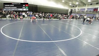 138 lbs Cons. Sub-semis - Richard Rogers, Franklin Central Wrestling Club vs Deven Lopez, Duran Wrestling Club