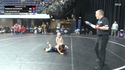85 lbs Quarters - Damacio Baysinger, Contenders Wrestling Academy vs Luis MARTINEZ Jr., Treehouse Wrestling