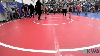 70 lbs Rr Rnd 2 - Camden Cross, Verdigris Youth Wrestling vs Jaxon Huffman, Raw Wrestling Club