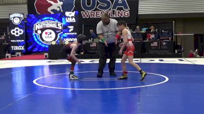 10U Boys - 63 lbs Quarters - Max Corrado, The Best Wrestler vs Reese Carter, Young Guns Nashville Wrestling