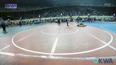 70 lbs Round Of 16 - Mason McDaniel, Chickasha Youth Wrestling vs Rylan Henry, Brushy Wrestling Club