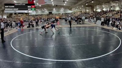 126 lbs Semis & 1st Wb (8 Team) - Zedediah Hulet, Anderson Co. High School vs Ajay Clark, Millington Central High School