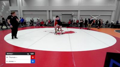 285 lbs Rr Rnd 1 - Martin Thomas, Al vs Henry Jones, Ga