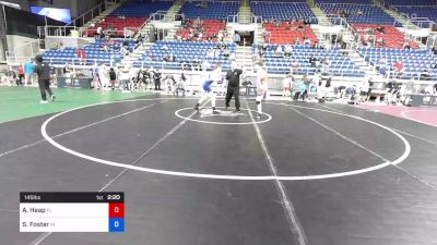 145 lbs Rnd Of 32 - Anderson Heap, Florida vs Silas Foster, Indiana