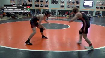 132 lbs Cons. Round 2 - Cole Swartzendruber, Iowa City, City High vs Eli Klostermann, Western Dubuque
