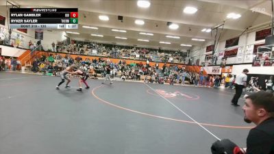 120 lbs Round 4 - Ryker Sayler, Thermopolis Middle School vs Rylan Gambler, Riverton Middle School